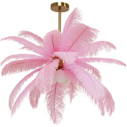 Hängeleuchte Feather Palm Pink Ø87cm