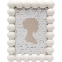 57385 - Picture Frame Balls Beige 13x18cm