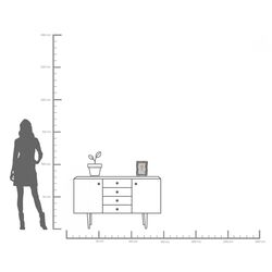 Bilderrahmen Checker Schwarz 13x18cm