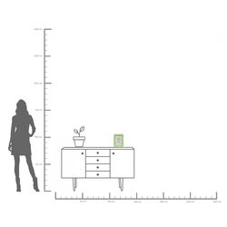 Bilderrahmen Checker Grün 13x18cm