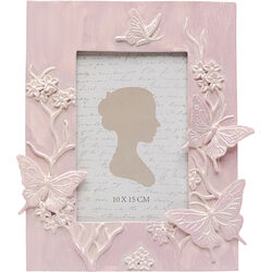 Picture Frame Butterfly Pink 10x15cm