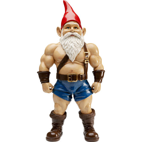 Deco Figurine Gnome Muscle 60cm