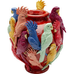57432 - Vase Birds Gossip 35cm colore