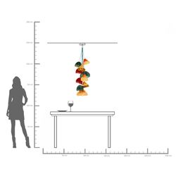 Hängeleuchte Saloon Fringes 10er