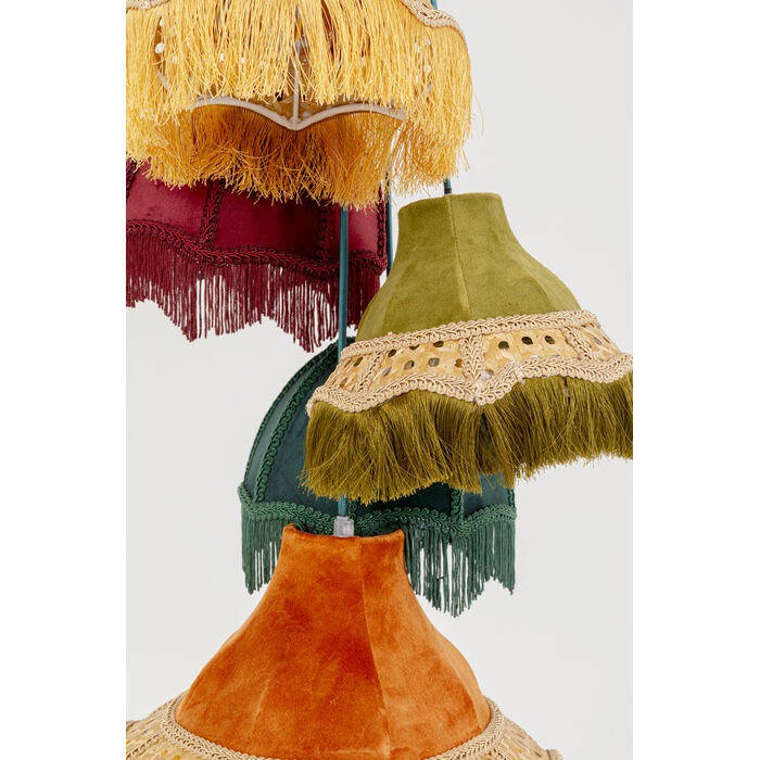 Hängeleuchte Saloon Fringes 5er