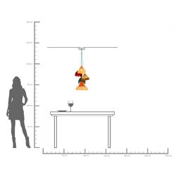 Hängeleuchte Saloon Fringes 5er