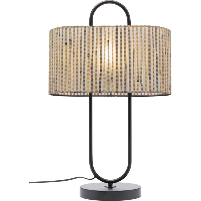 Tischleuchte Philadelphia Schwarz 65cm