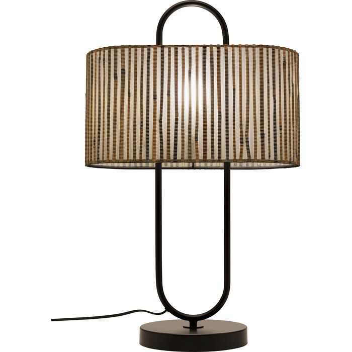 Tischleuchte Philadelphia Schwarz 65cm