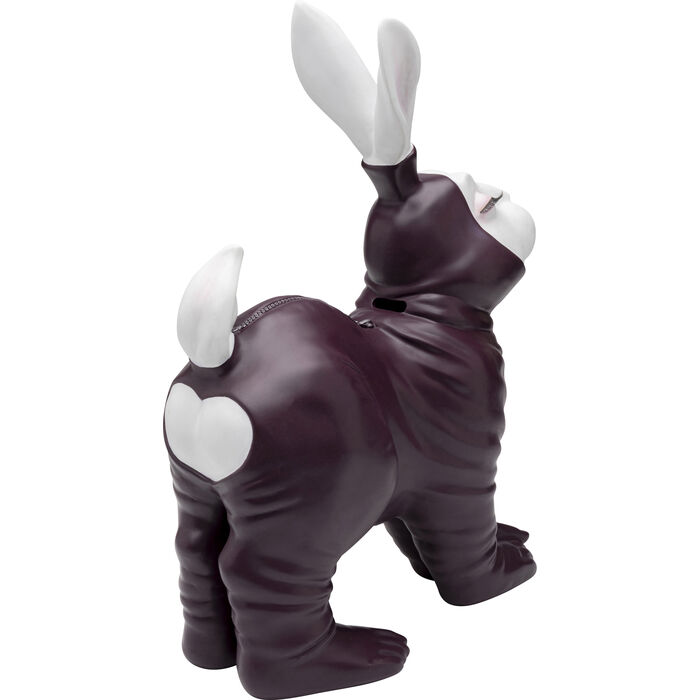 Spardose Fetish Bunny Standing Burgund