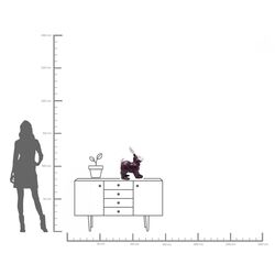 Spardose Fetish Bunny Standing Burgund