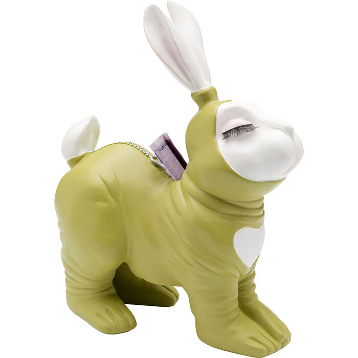 Spardose Fetish Bunny Standing Lime