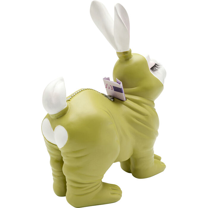 Spardose Fetish Bunny Standing Lime