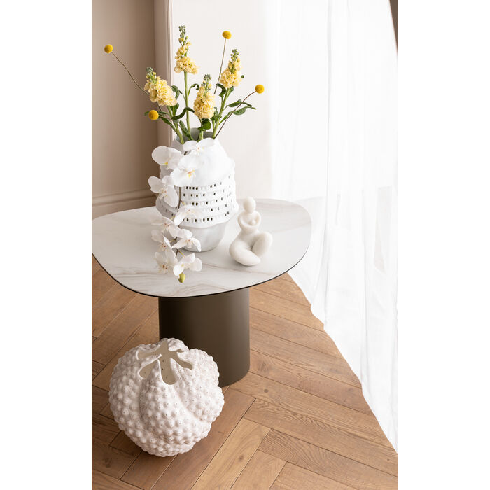 Deko Vase Anemone Weiß 37cm