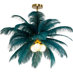 57502 - Pendant Lamp Feather Palm Green Ø87cm