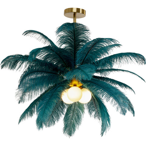 Pendant Lamp Feather Palm Green Ø87cm