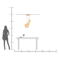 Lampadario Tulip Brass Ø45cm