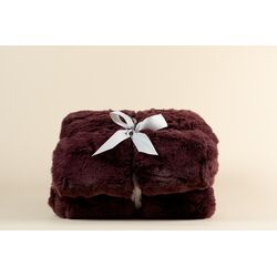 57530 - Decke Mika Aubergine 150x200cm