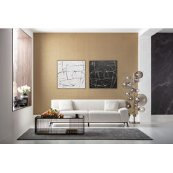 57538 - Leinwandbild Sketch Weiß 120x120cm