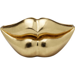 57547 - vaso pianta Lips oro 30cm