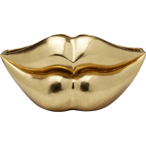 Vase Lips Gold 30cm