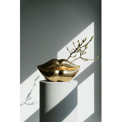 57547 - vaso pianta Lips oro 30cm