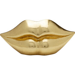 57549 - Spardose Lips Gold 13cm