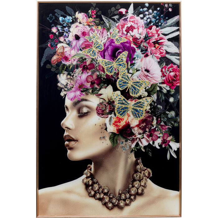 Gerahmtes Bild Muse Glamour 80x120cm