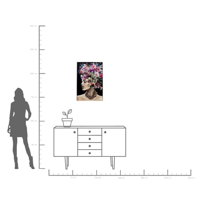 Tableau encadré Muse Glamour 80x120cm