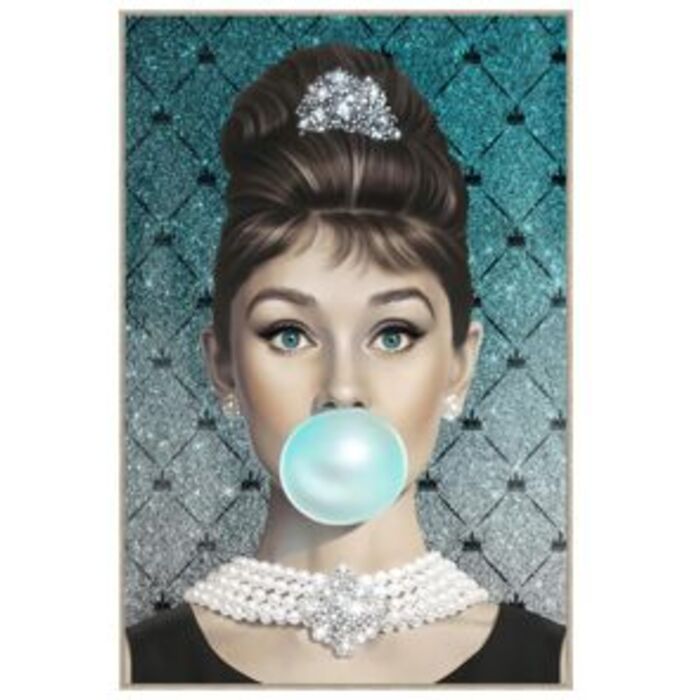 Gerahmtes Bild Muse Bubble Diva 80x120cm