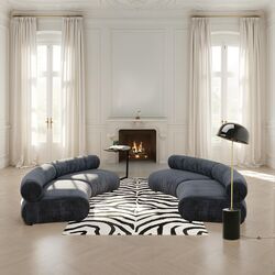 57568 - Stehleuchte Loungy Schwarz 160cm