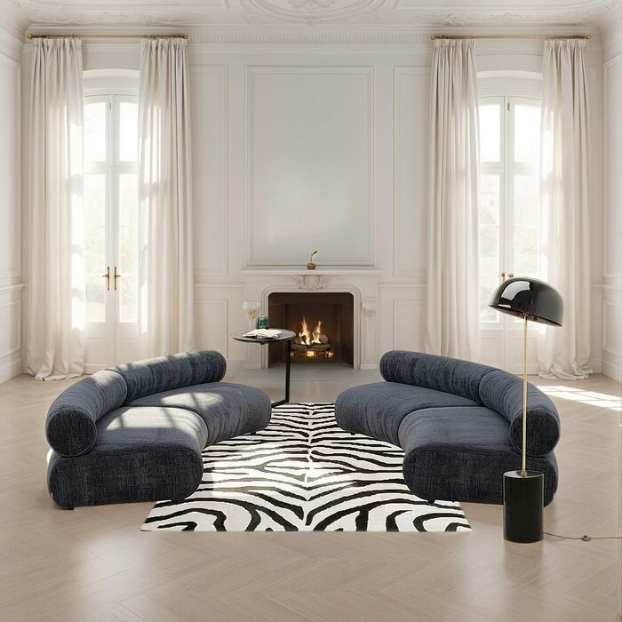 Stehleuchte Loungy Schwarz 160cm