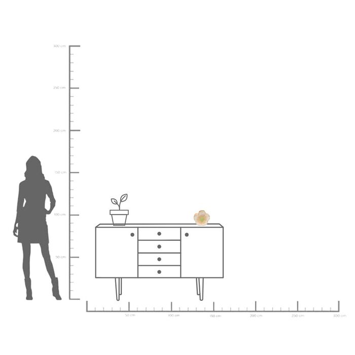 Vase Blossom Dream Gelb 20cm