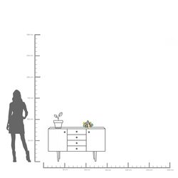 Deko Dose Harlequin 18cm