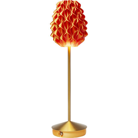 Table Lamp Swirl gold sunrise