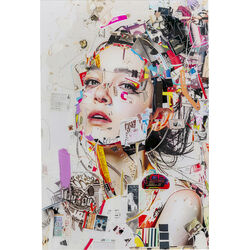 57671 - Glasbild Artsy Portrait Side 80x120cm