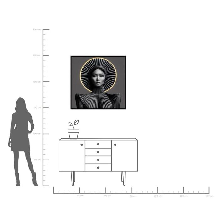 Bild Muse Geometry LED 100x100cm