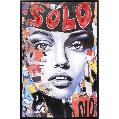 Cuadro enmarcado Muse Collage 80x120cm