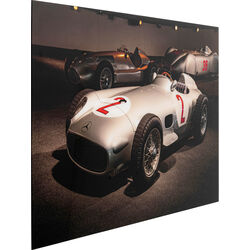 Glasbild Automotive Race 120x80cm