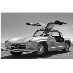 57687 - Glasbild Automotive Beauty 120x80cm