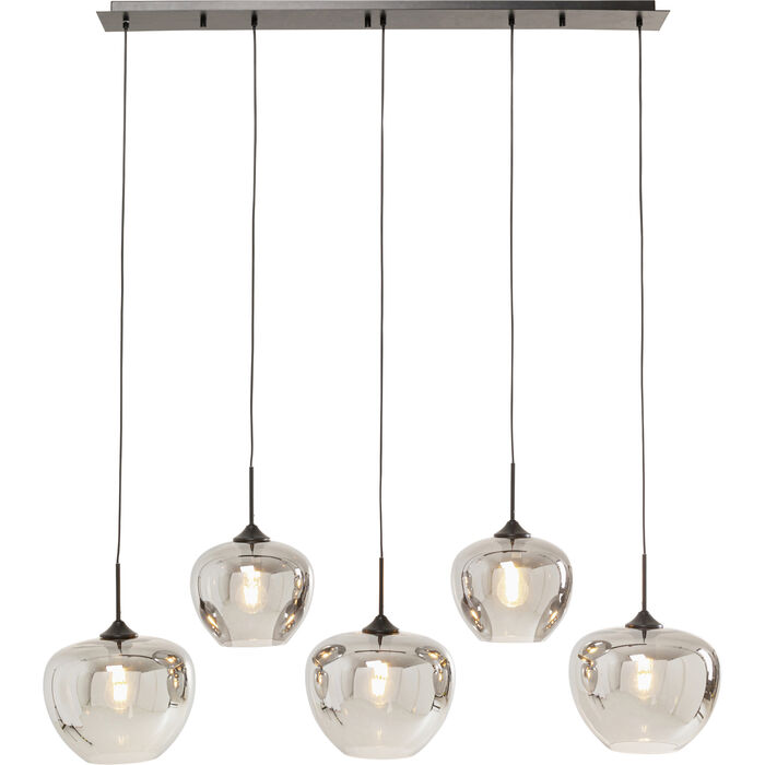 Lampadario Sphere Smoke Five 160cm