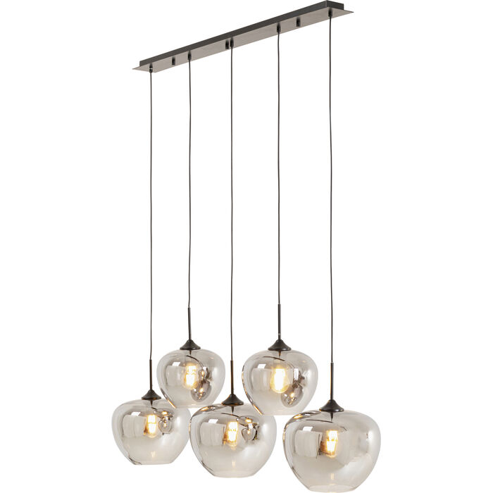 Lampadario Sphere Smoke Five 160cm