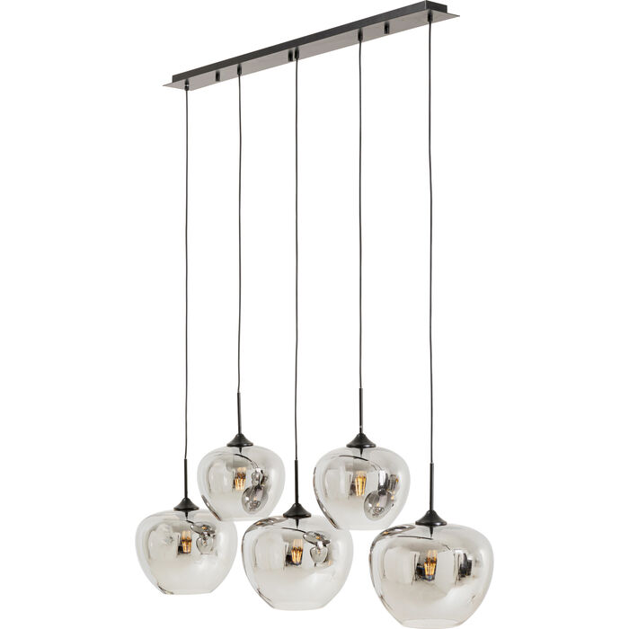 Lampadario Sphere Smoke Five 160cm