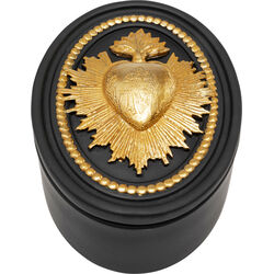 Deko Box Flaming Heart 9cm