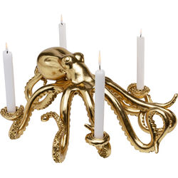 57713 - Kerzenständer Octopus Gold 49cm