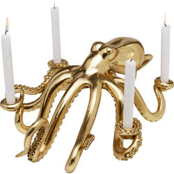 Kerzenständer Octopus Gold 49cm