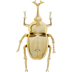 57714 - Wandobjekt Stag Beetle Gold 41cm