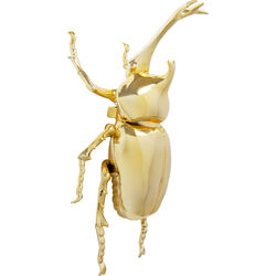 Wandobjekt Stag Beetle Gold 41cm