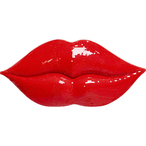 Objeto decorativo Disco Lips 59cm
