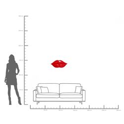 Oggetto decorativo Disco Lips 59cm