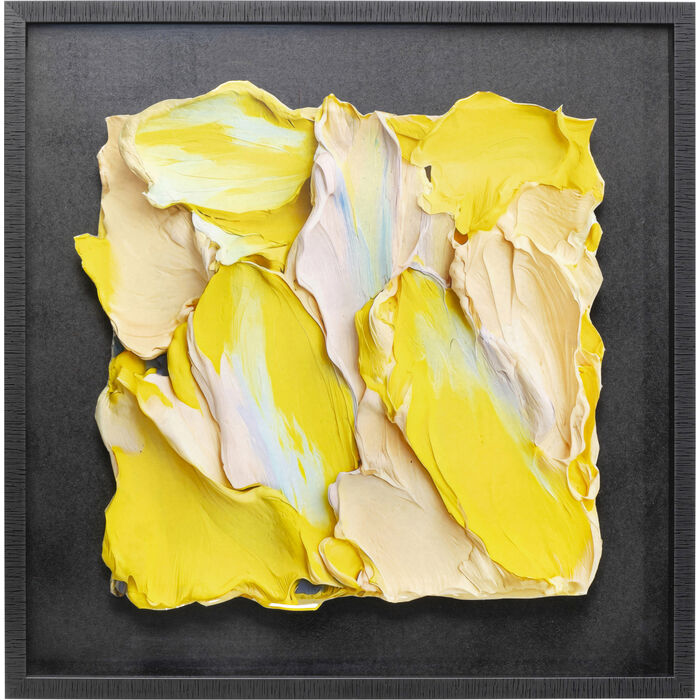 Gerahmtes Bild Abstract In Box 80x80cm